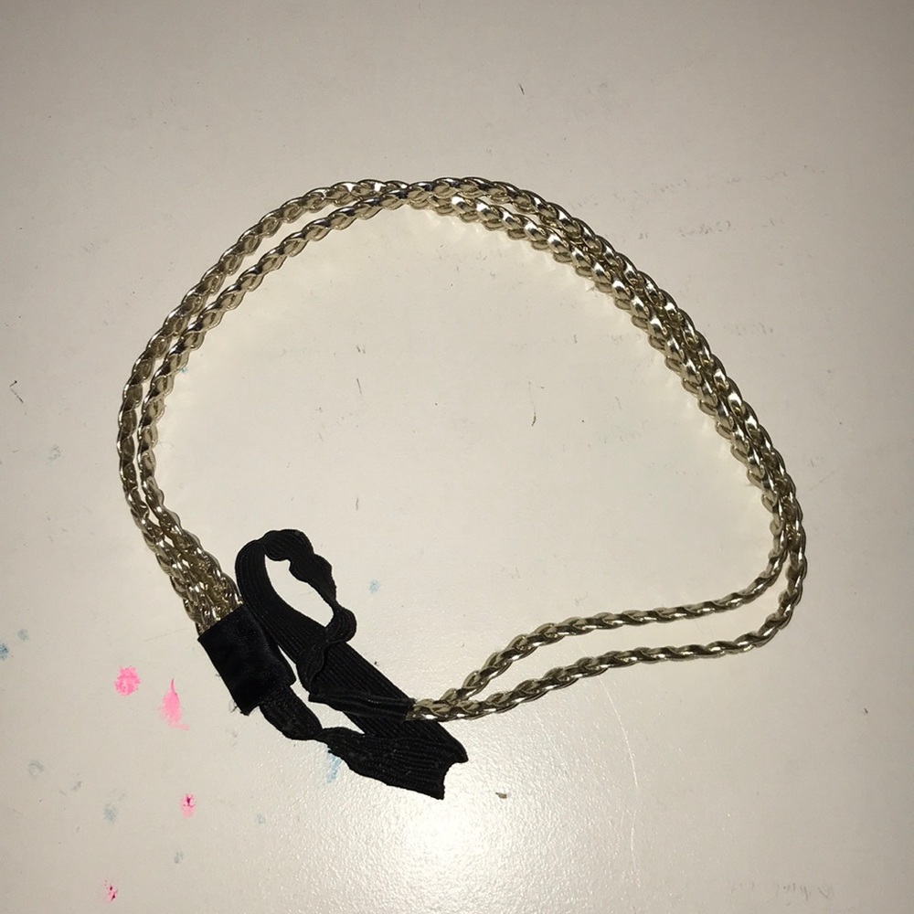 Gold braided headband